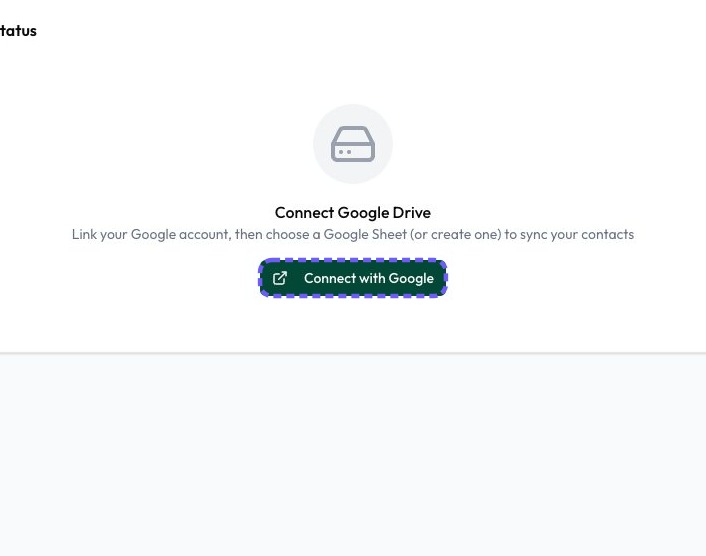 Connect your Google account