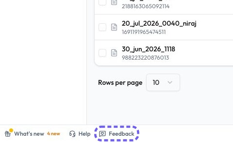 Use the bottom bar