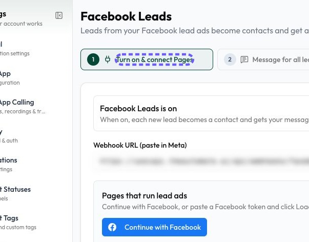 Open Facebook Leads