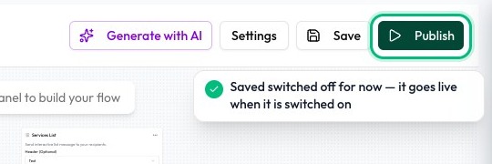 Review it before it goes live